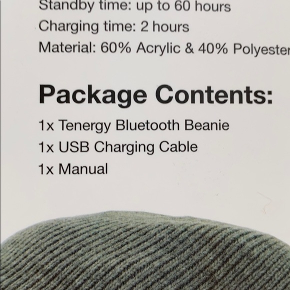 🎉HP🎉 Tenergy Smart Bluetooth Beanie 💗 Rust - Picture 16 of 16